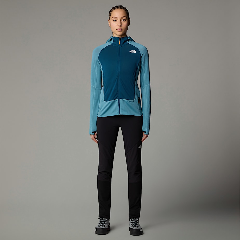 Chamarras The North Face Bolt Polartec® Power Grid™ Hooded Mujer Azules | NF0A68N2T