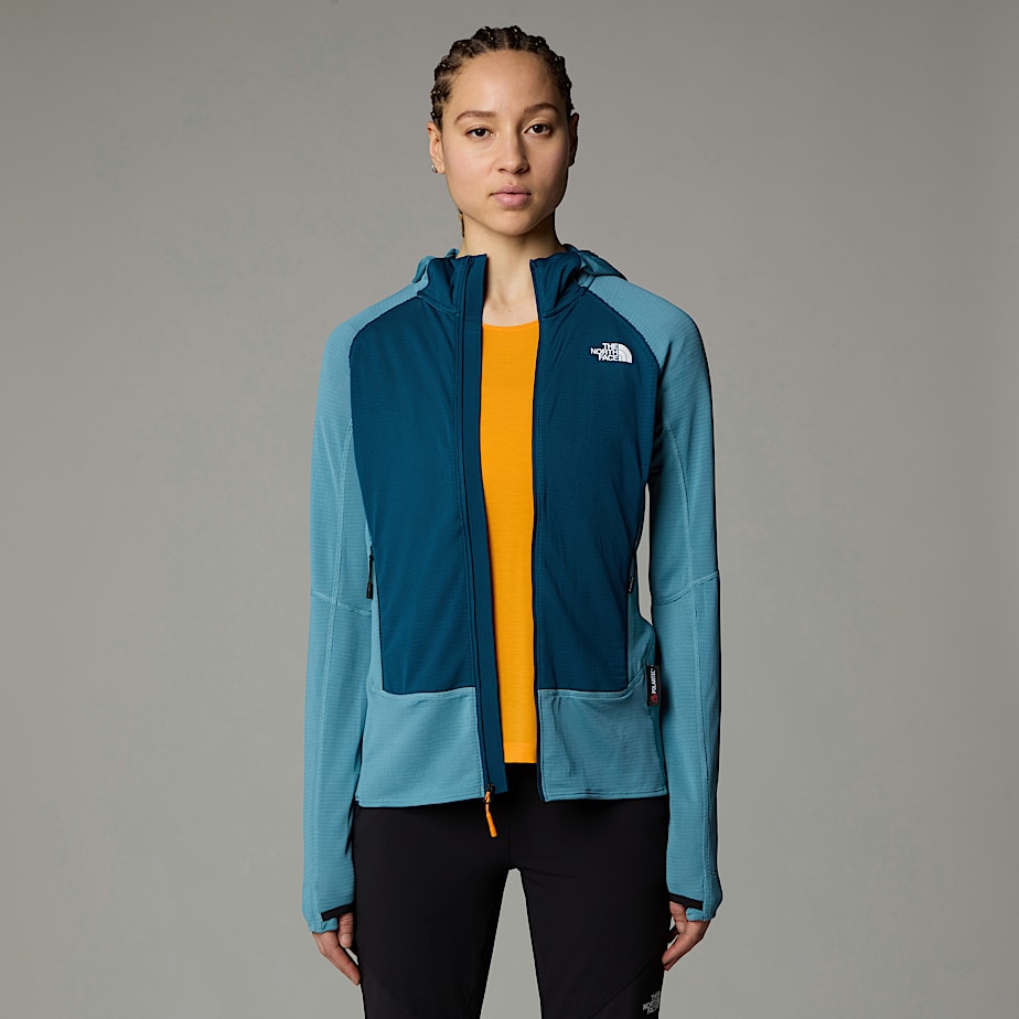 Chamarras The North Face Bolt Polartec® Power Grid™ Hooded Mujer Azules | NF0A68N2T