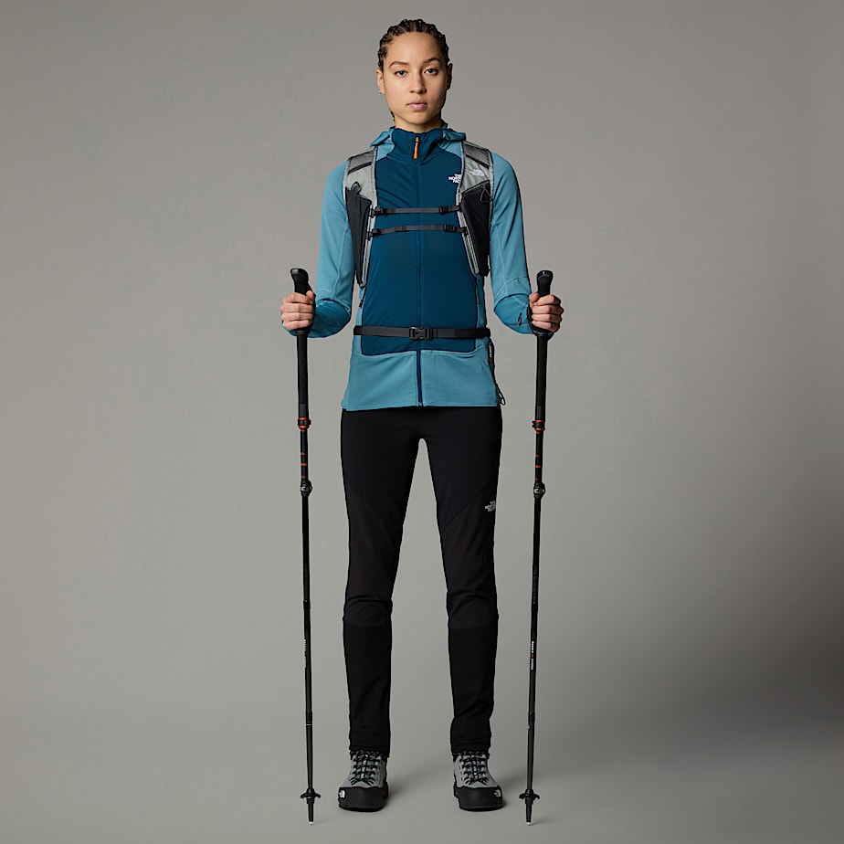 Chamarras The North Face Bolt Polartec® Power Grid™ Hooded Mujer Azules | NF0A68N2T