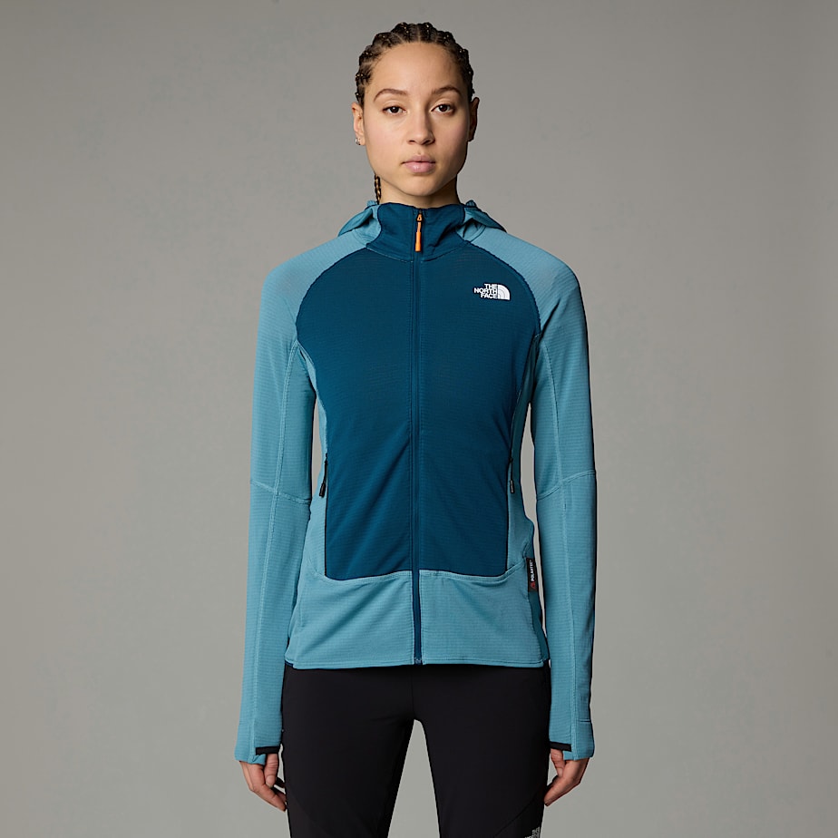 Chamarras The North Face Bolt Polartec® Power Grid™ Hooded Mujer Azules | NF0A68N2T