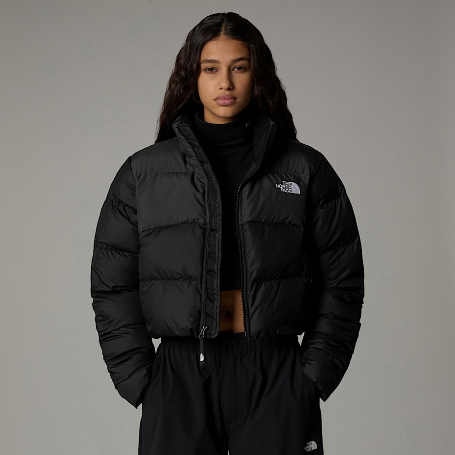 Chamarras The North Face Cropped Saikuru Mujer Negros | NF0A06A9O