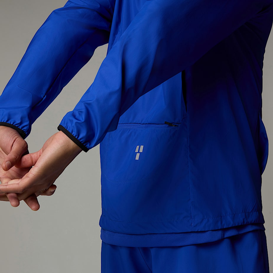 Chamarras The North Face Higher Run Wind 1/4 Zip Hombre Azules | NF0A17U5A
