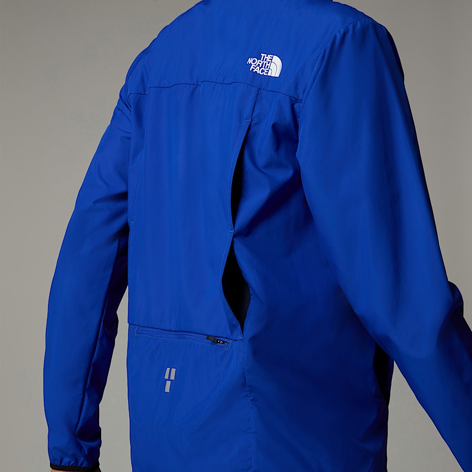 Chamarras The North Face Higher Run Wind 1/4 Zip Hombre Azules | NF0A17U5A