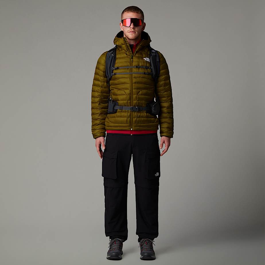 Chamarras The North Face Huila Synthetic Insulation Hooded Hombre Marrom | NF0A66Y7T