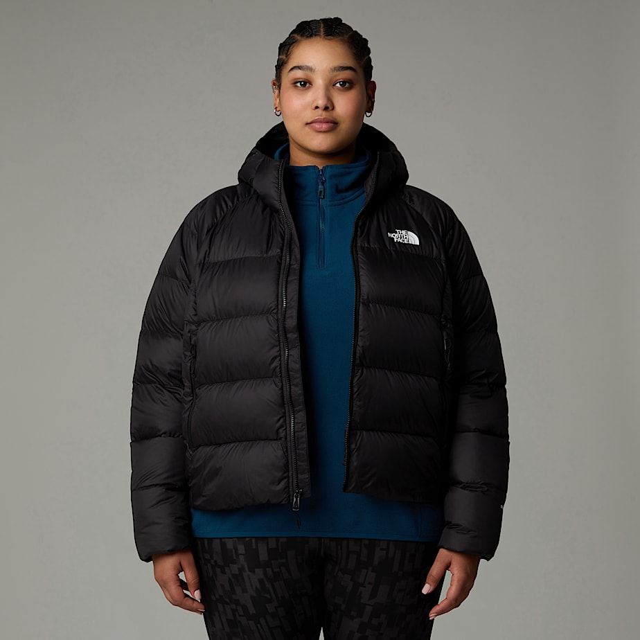 Chamarras The North Face Plus Size Hyalite Down Hooded Mujer Negros | NF0A08I8L