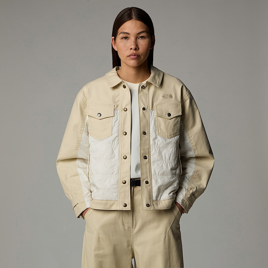 Chamarras The North Face Pocket Padded Mujer Beige | NF0A91O9K