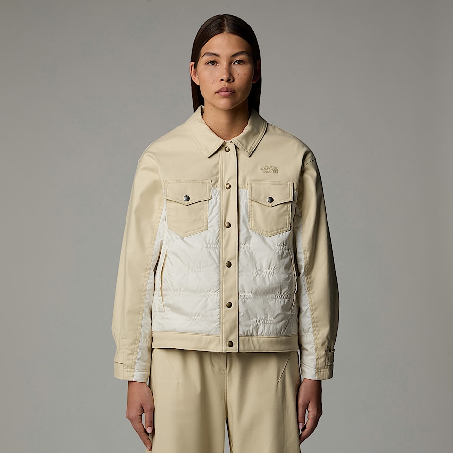 Chamarras The North Face Pocket Padded Mujer Beige | NF0A91O9K