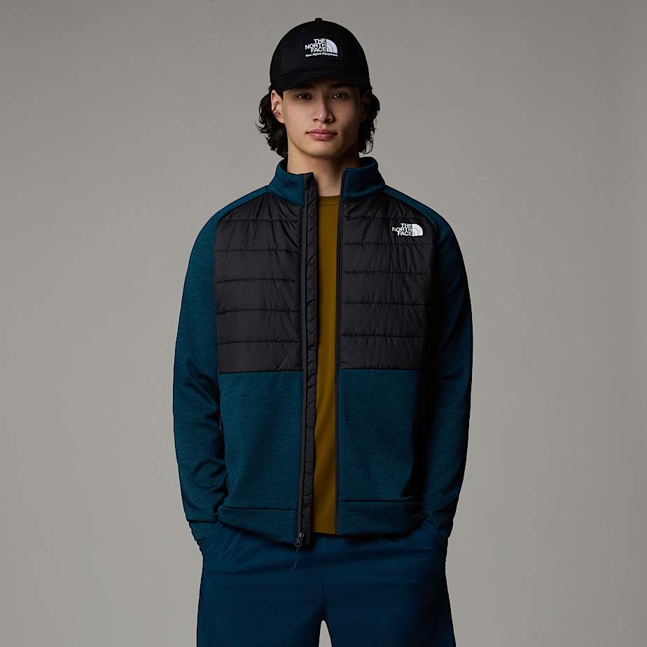 Chamarras The North Face Reaxion Hybrid Hombre Grises | NF0A53P7H