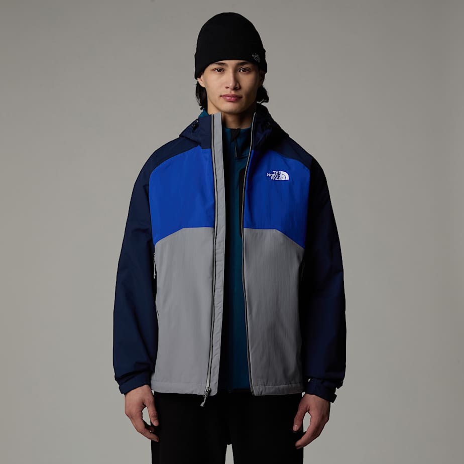Chamarras The North Face Stratos Hooded Hombre Grises | NF0A77Z1S