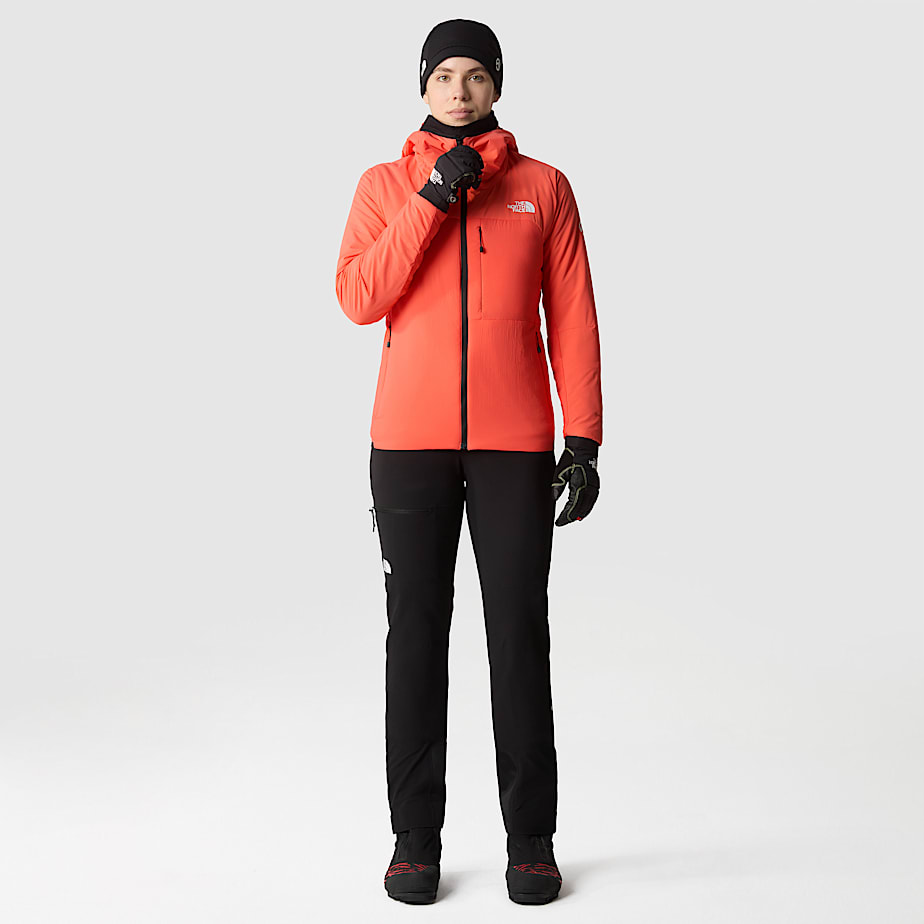 Chamarras The North Face Summit Casaval Midlayer Hoodie Mujer Coral | NF0A53N3L
