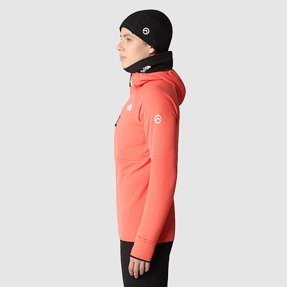 Chamarras The North Face Summit Series™ FUTUREFLEECE™ Hooded Mujer Coral | NF0A89P6U