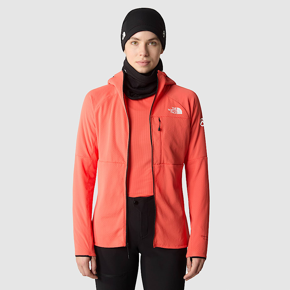 Chamarras The North Face Summit Series™ FUTUREFLEECE™ Hooded Mujer Coral | NF0A89P6U