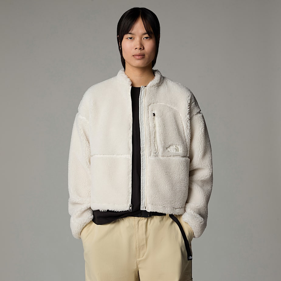 Chaquetas De Lana The North Face Extreme Pile Full-Zip Mujer Blancos | NF0A38Z0I
