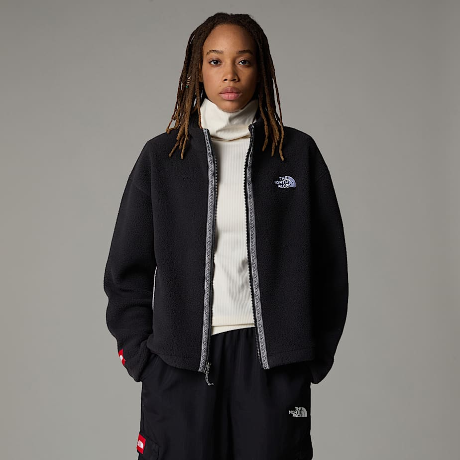 Chaquetas De Lana The North Face Fleeski Full-Zip Mujer Negros | NF0A06J9K