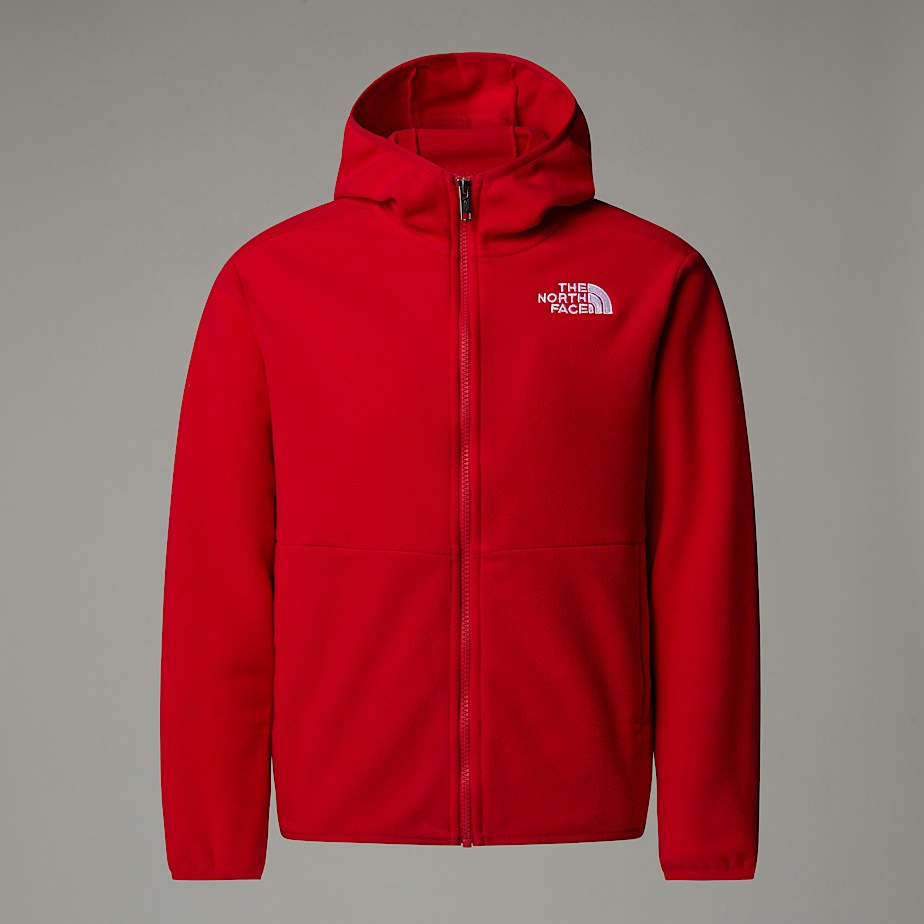 Chaquetas De Lana The North Face Glacier Hooded Niños Rojos | NF0A00N9A