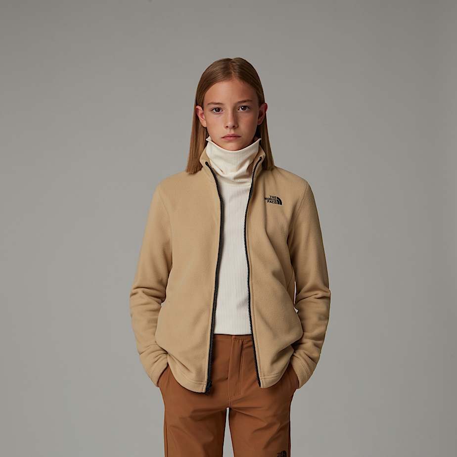 Chaquetas De Lana The North Face Glacier Zip-In Niños Kaki | NF0A82E3P