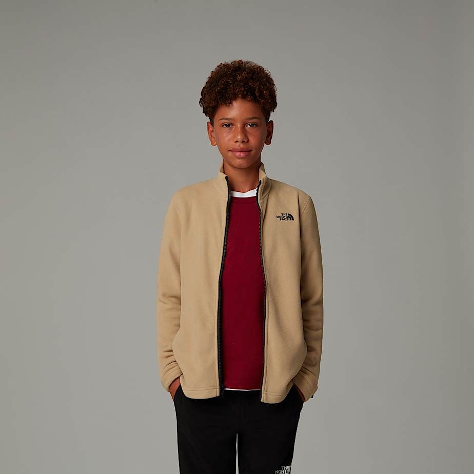 Chaquetas De Lana The North Face Glacier Zip-In Niños Kaki | NF0A82E3P