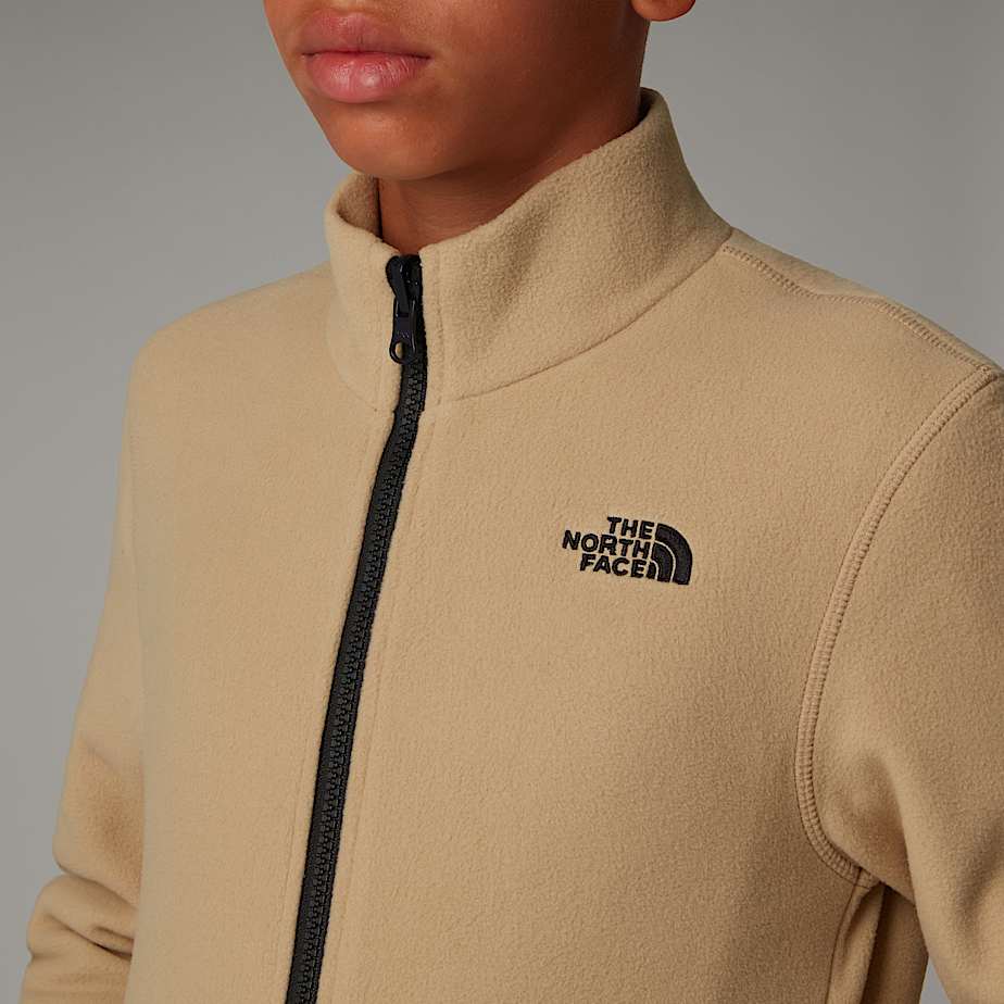 Chaquetas De Lana The North Face Glacier Zip-In Niños Kaki | NF0A82E3P