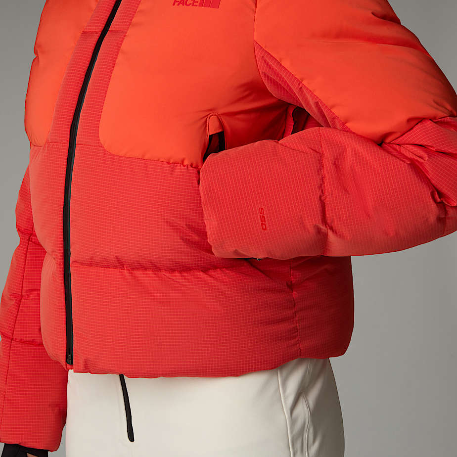 Chaquetas De Plumas The North Face Cold Spell Cropped Mujer Rojos | NF0A70P2H