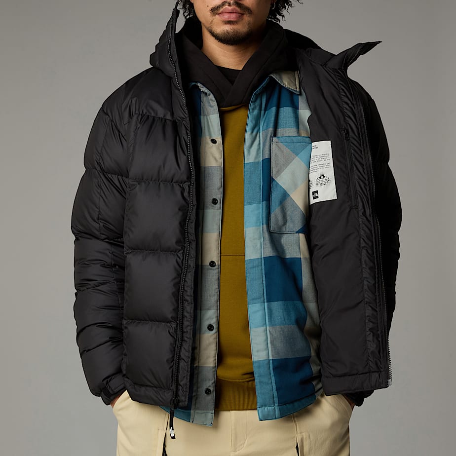 Chaquetas De Plumas The North Face Lhotse Hooded Hombre Negros | NF0A28Z7O