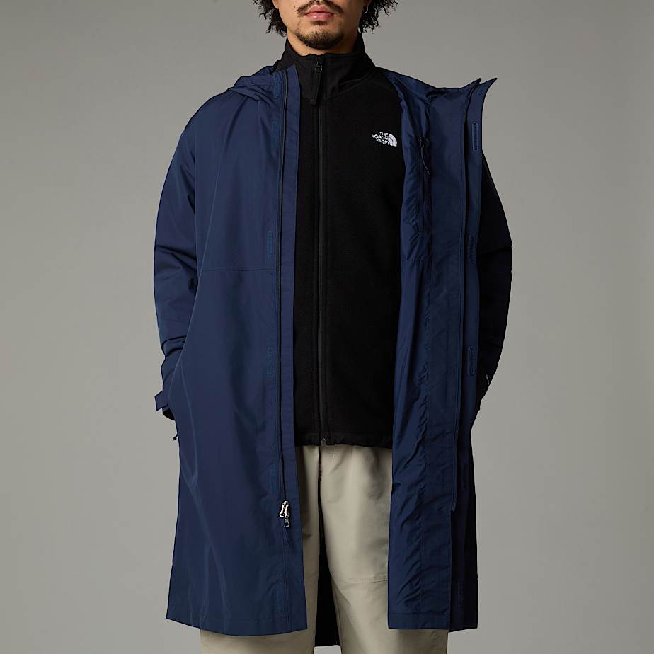 Chaquetas Shell The North Face Nukabira Long Hombre Azul Marino | NF0A40F0B