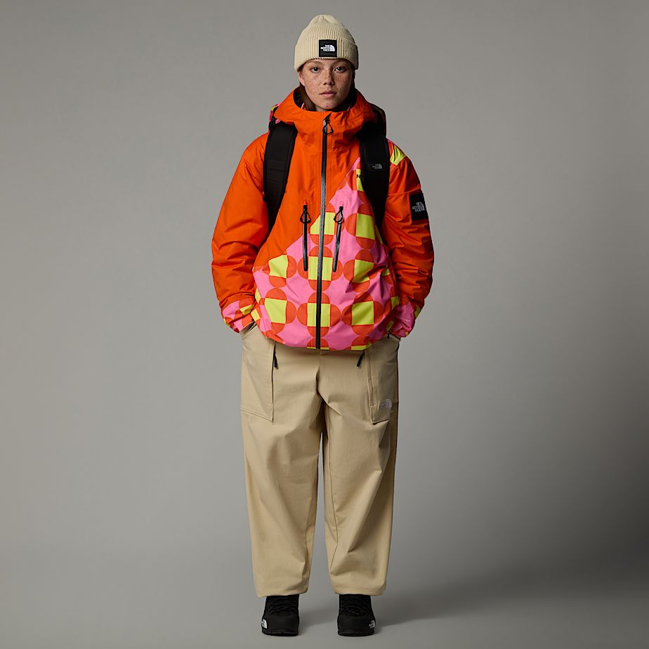 Chaquetas Shell The North Face X Yinka Ilori Printed 2L Rain Mujer Naranjas | NF0A96X3C
