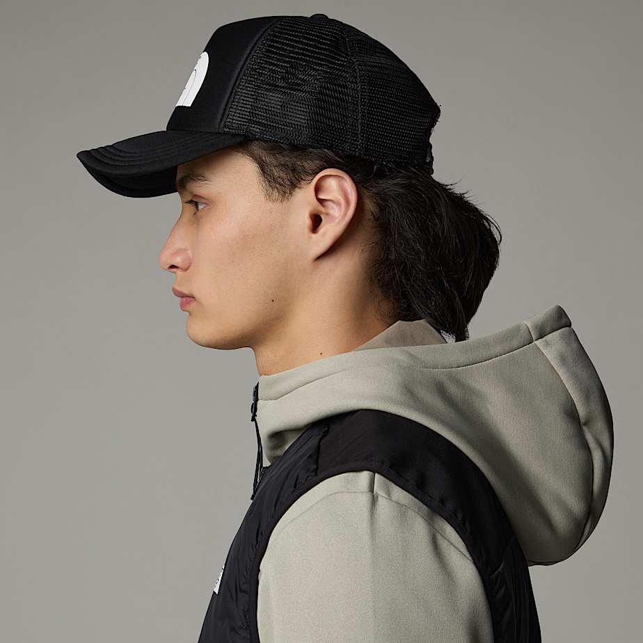 Gorras The North Face Logo Trucker Hombre Negros | NF0A19X5A