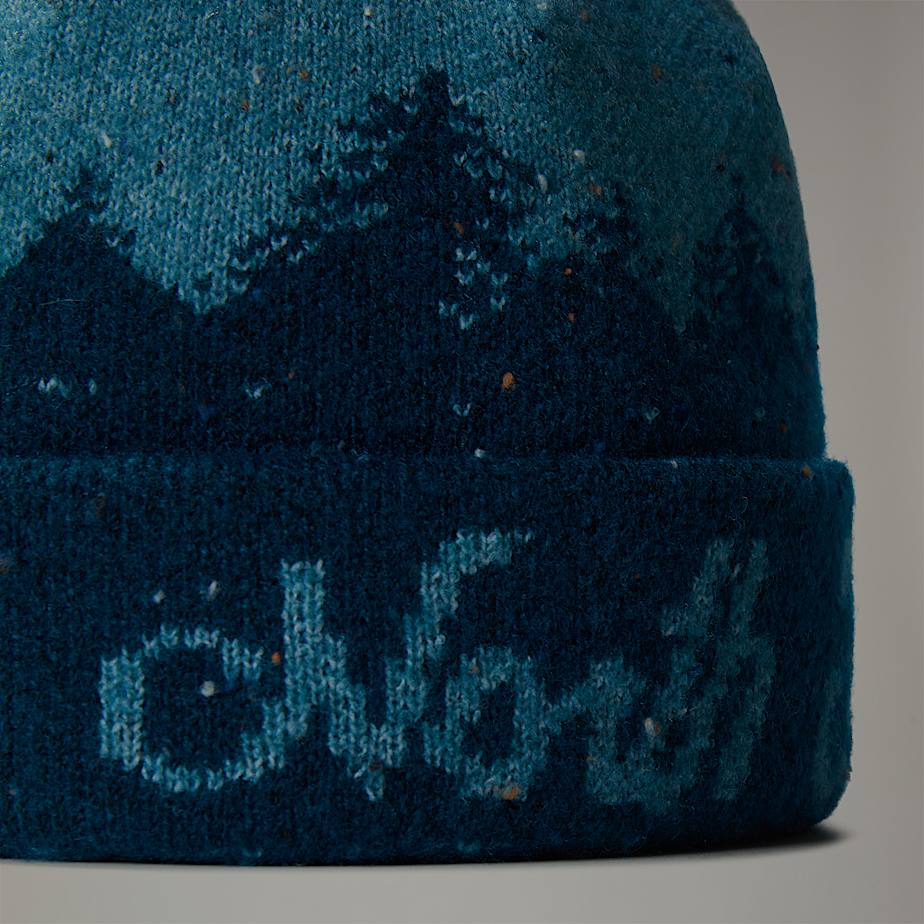 Gorro The North Face Cabin Mountainscape Hombre Azules | NF0A62X7C
