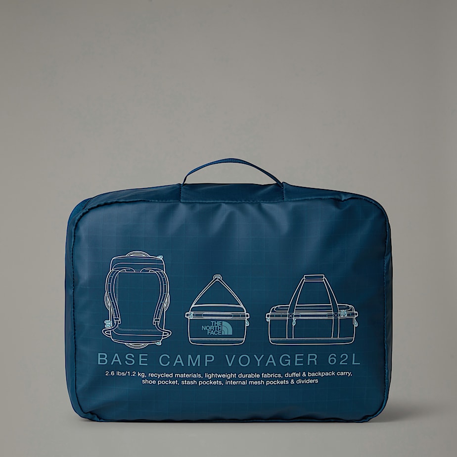 Mochilas The North Face Base Camp Voyager 62L Hombre Azul Marino | NF0A02T3C