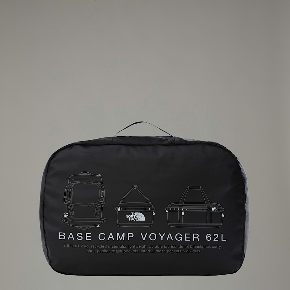 Mochilas The North Face Base Camp Voyager 62L Hombre Negros | NF0A59P7K