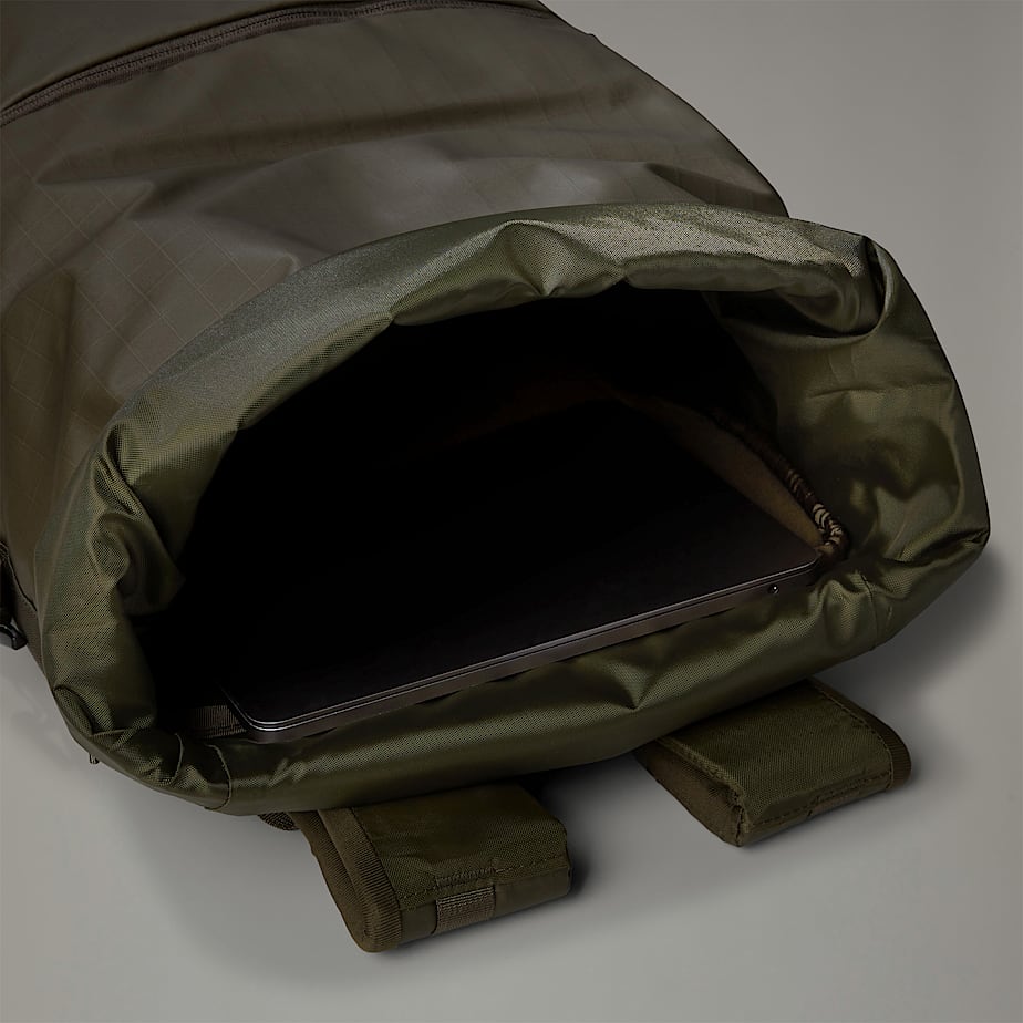 Mochilas The North Face Base Camp Voyager Rolltop Hombre Verde Oliva | NF0A46U1N