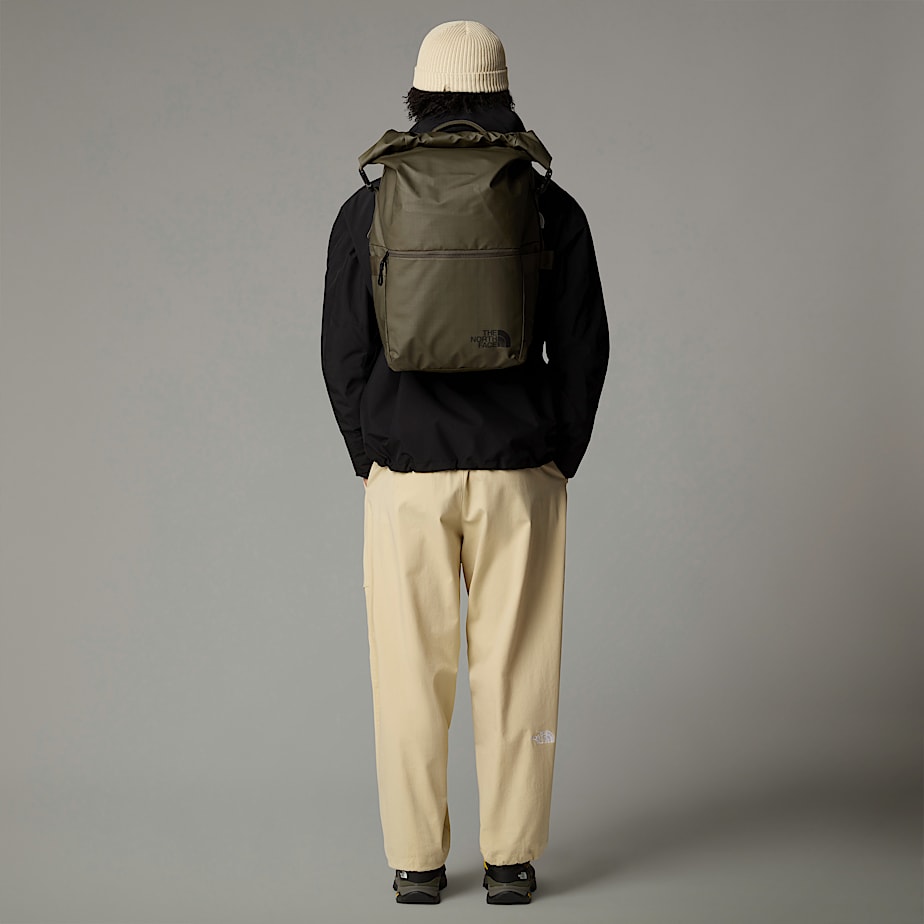 Mochilas The North Face Base Camp Voyager Rolltop Hombre Verde Oliva | NF0A46U1N