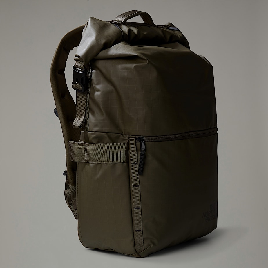 Mochilas The North Face Base Camp Voyager Rolltop Hombre Verde Oliva | NF0A46U1N