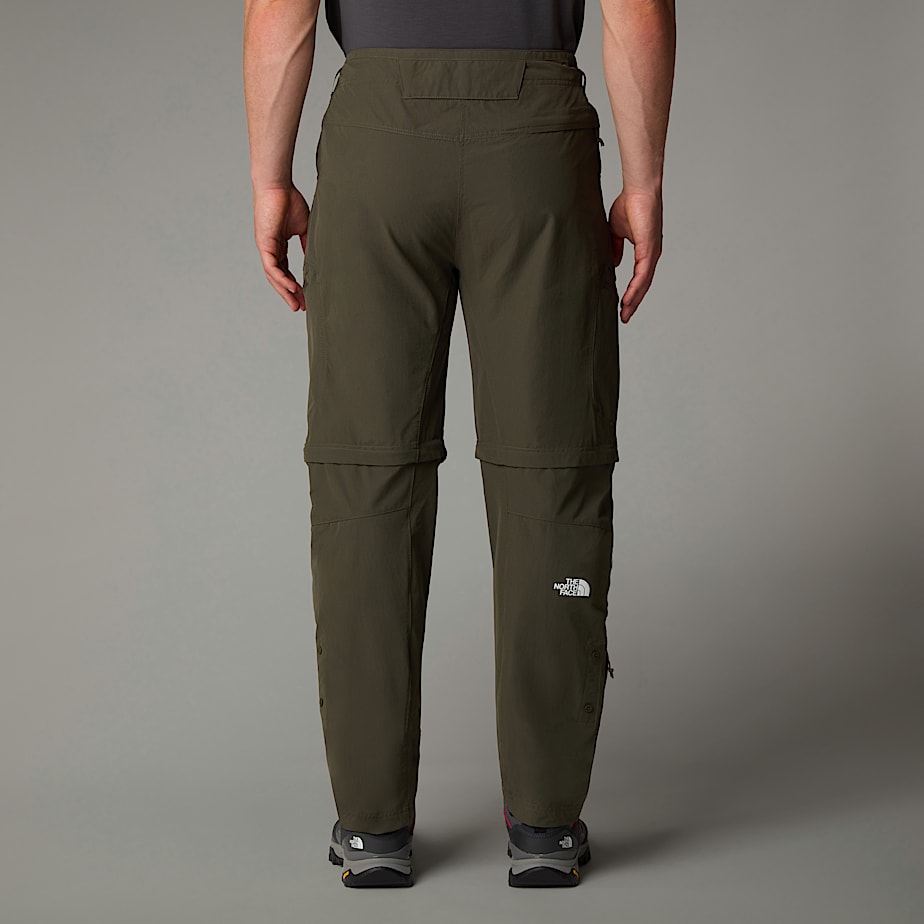 Pantalon The North Face Exploration Convertible Tapered Hombre Verde Oliva | NF0A06R0T