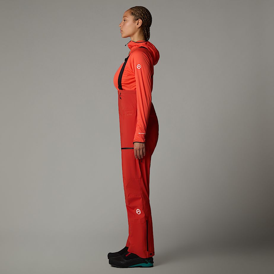 Pantalones Babero The North Face Summit Pumori GORE-TEX® Pro Mujer Rojos | NF0A42J7F