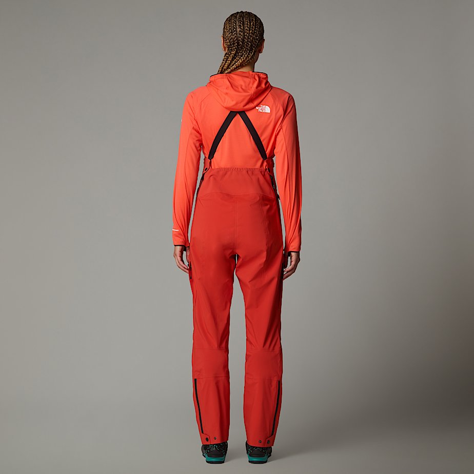 Pantalones Babero The North Face Summit Pumori GORE-TEX® Pro Mujer Rojos | NF0A42J7F