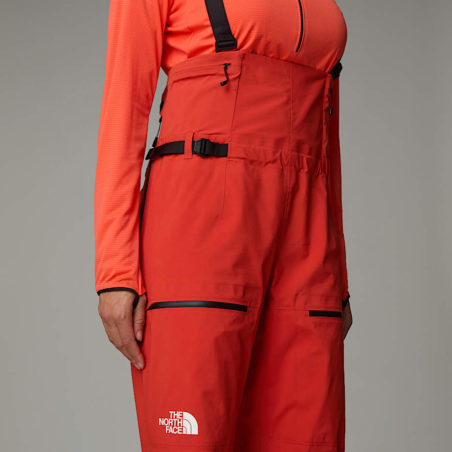 Pantalones Babero The North Face Summit Pumori GORE-TEX® Pro Mujer Rojos | NF0A42J7F