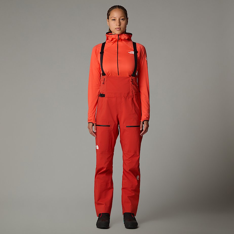 Pantalones Babero The North Face Summit Pumori GORE-TEX® Pro Mujer Rojos | NF0A42J7F