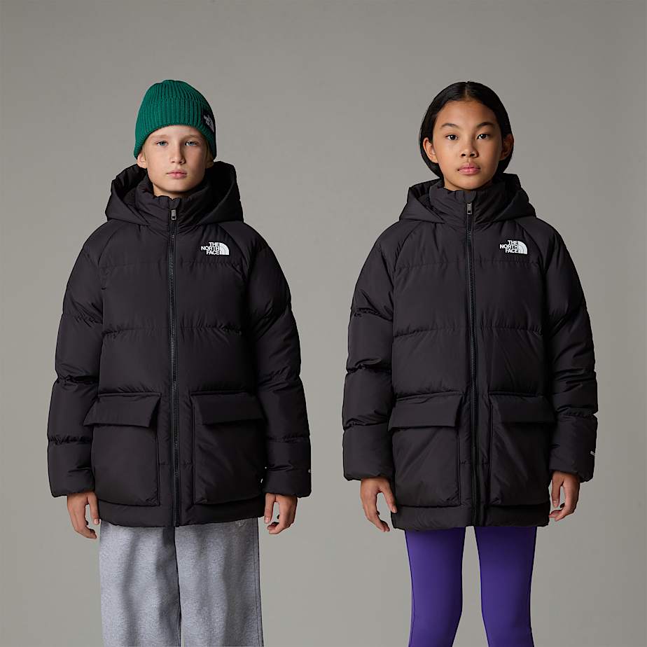 Parka The North Face North Down Fleece-Lined Short Niños Negros | NF0A72O1J
