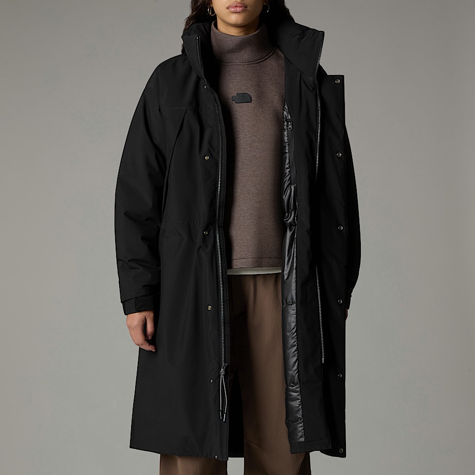 Parka The North Face Padded Long Length Mujer Negros | NF0A78O9F
