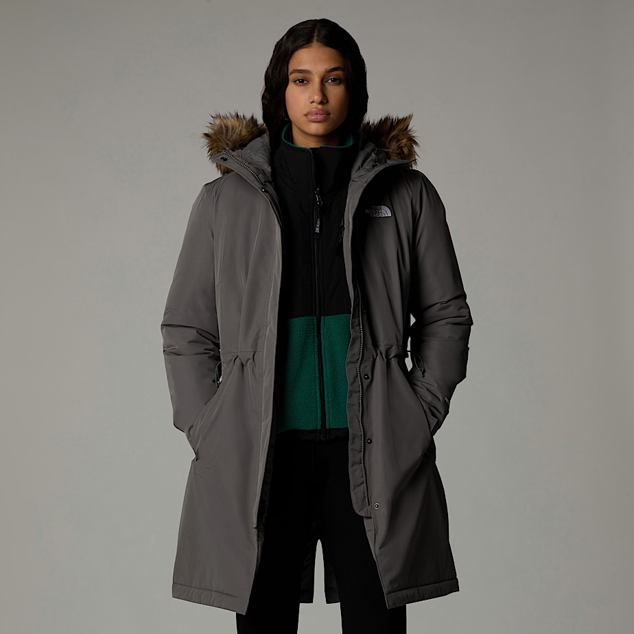 Parka The North Face Recycled Zaneck Mujer Grises | NF0A48A8L