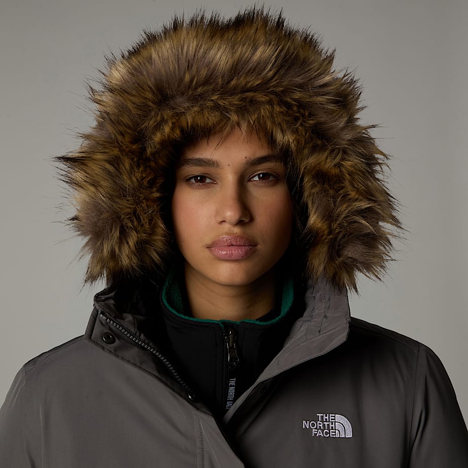Parka The North Face Recycled Zaneck Mujer Grises | NF0A48A8L