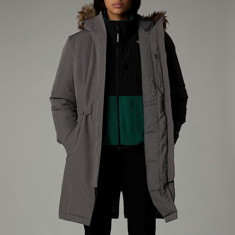 Parka The North Face Recycled Zaneck Mujer Grises | NF0A48A8L