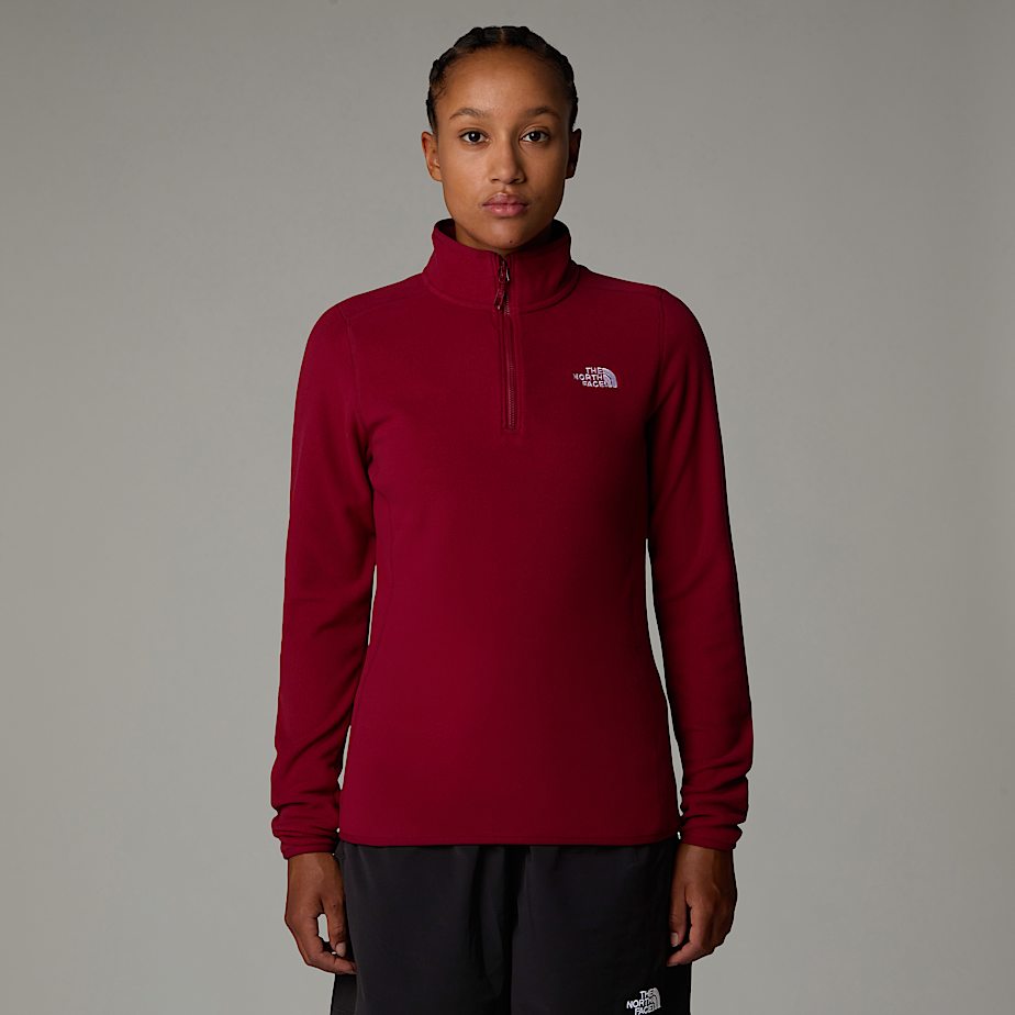 Pullover The North Face 100 Glacier 1/4 Zip Fleece Mujer Rojos | NF0A46Y6S