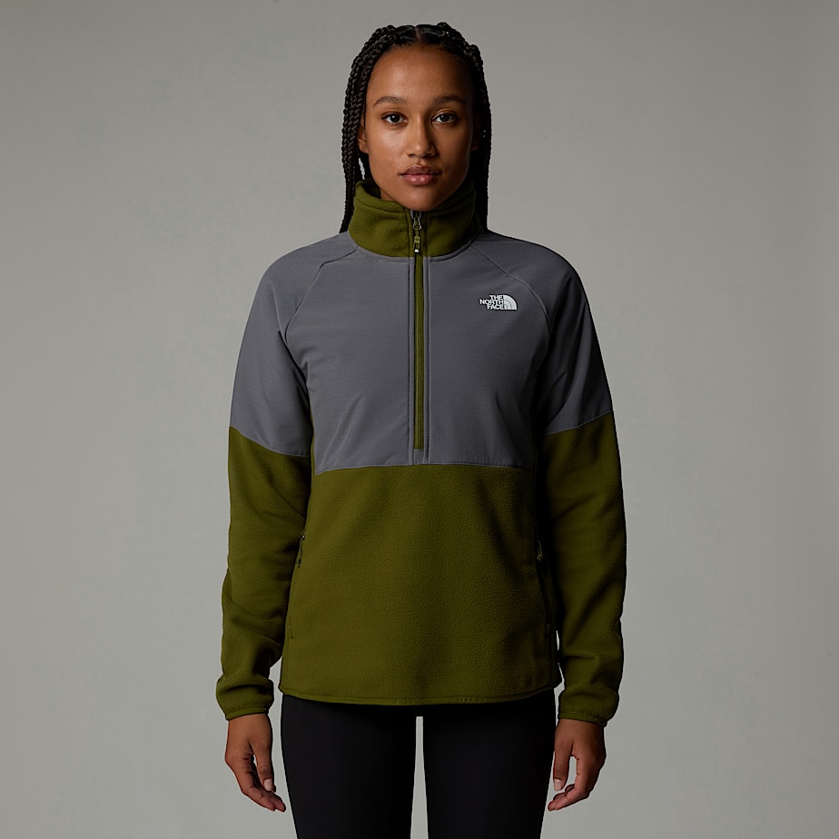 Pullover The North Face Glacier Heavyweight 1/2 Zip Fleece Mujer Verde Oliva | NF0A04K8R