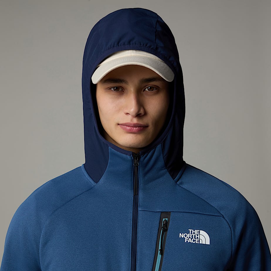 Pullover The North Face Mountain Athletics 1/4 Zip Hooded Fleece Hombre Azules | NF0A33X0V