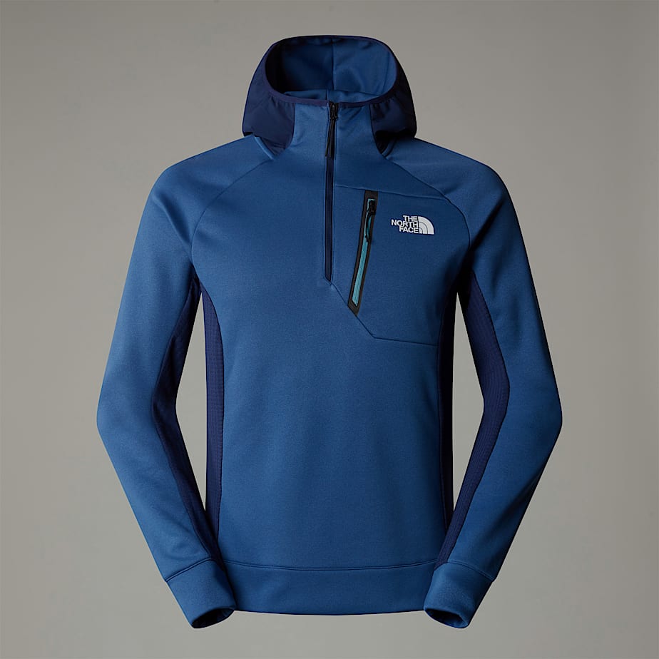 Pullover The North Face Mountain Athletics 1/4 Zip Hooded Fleece Hombre Azules | NF0A33X0V