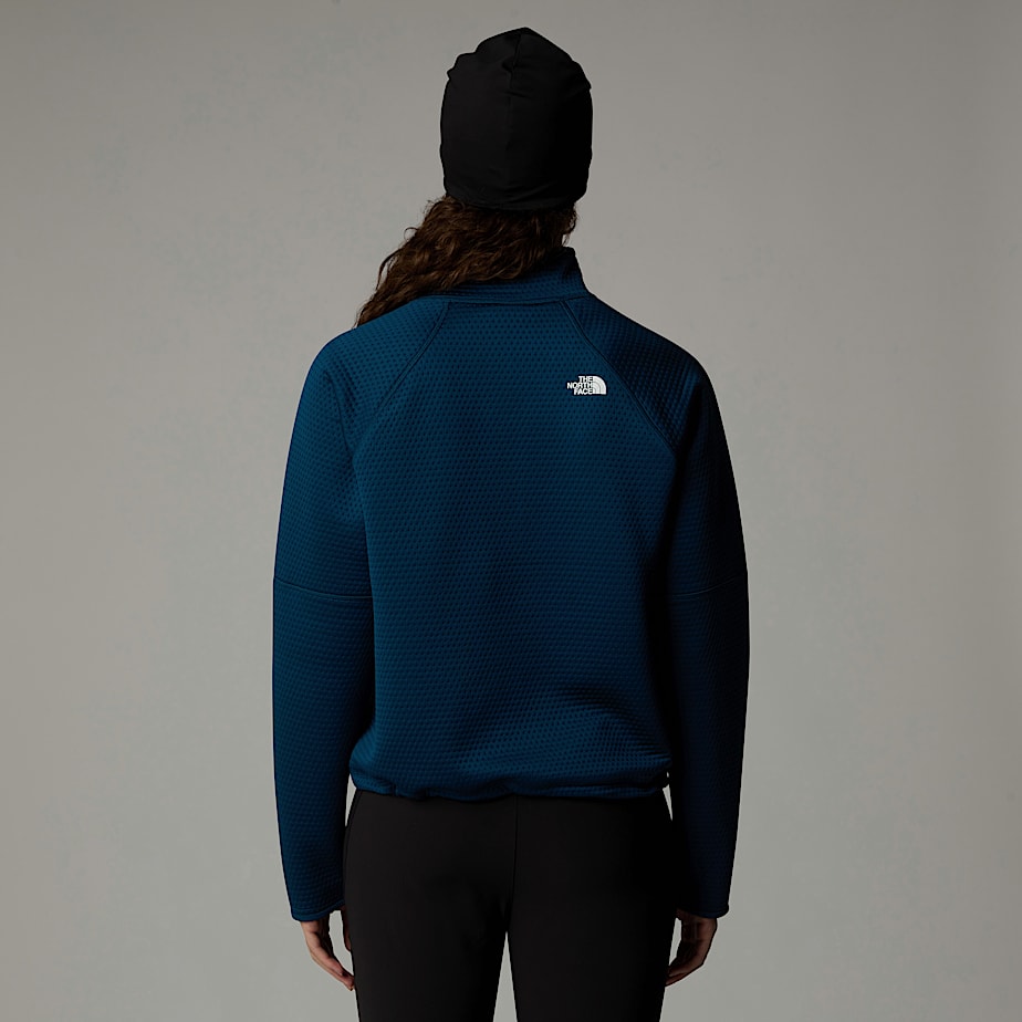 Pullover The North Face Vertical Thermal 1/4 Zip Fleece Mujer Azul Marino | NF0A10Y6D