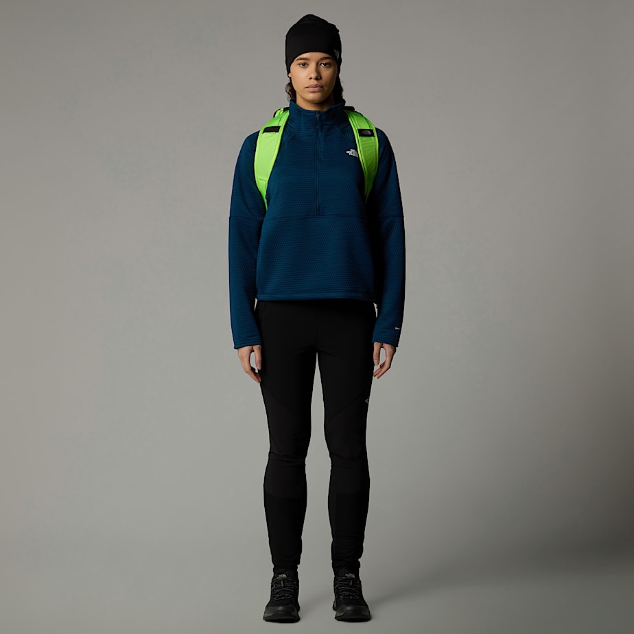 Pullover The North Face Vertical Thermal 1/4 Zip Fleece Mujer Azul Marino | NF0A10Y6D