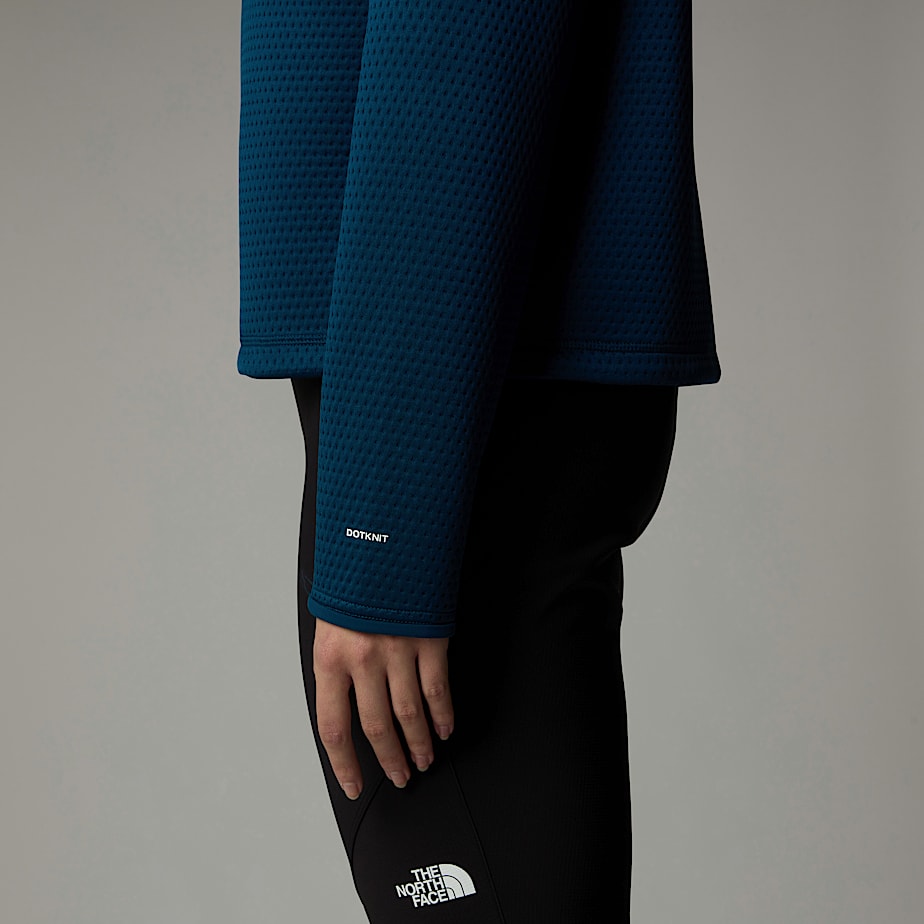 Pullover The North Face Vertical Thermal 1/4 Zip Fleece Mujer Azul Marino | NF0A10Y6D